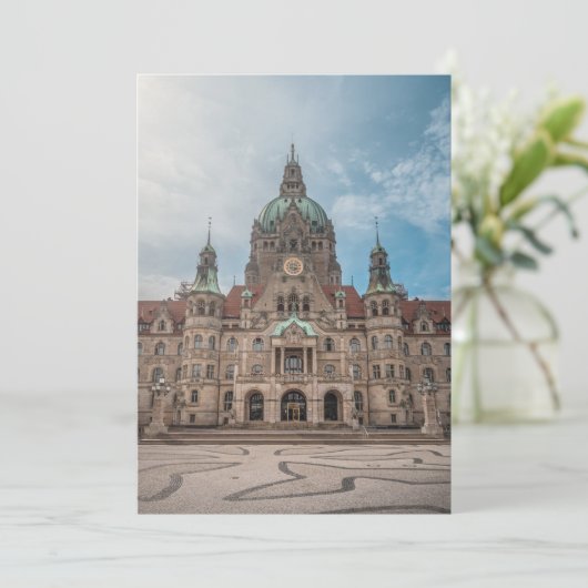 Hannover Deutschland Karte (Stehend Vorderseite)