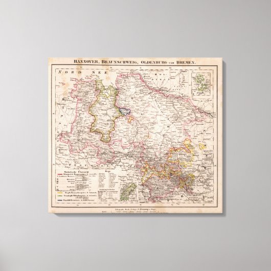 Hannover, Deutschland Leinwanddruck (Vorderseite)