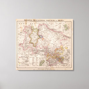 Hannover, Deutschland Leinwanddruck