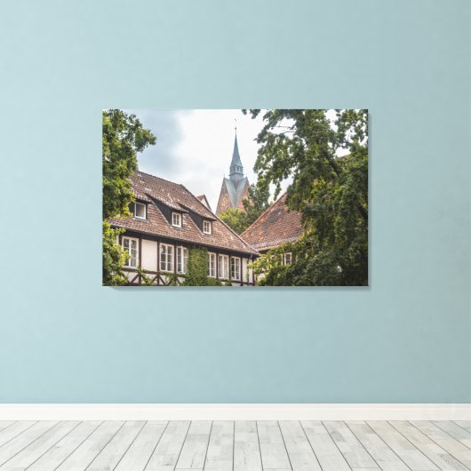 Hannover Deutschland Leinwanddruck (Insitu (Holzboden))