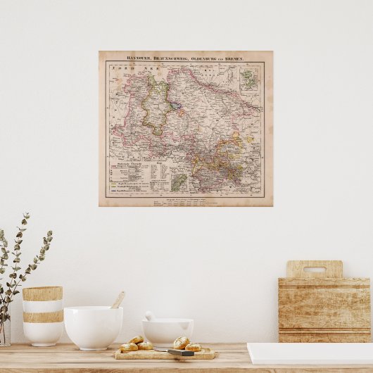 Hannover, Deutschland Poster (Küche)