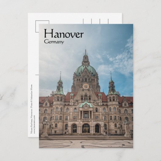 Hannover Deutschland Postkarte (Vorne/Hinten)