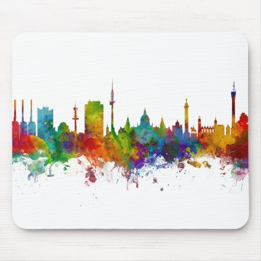 Hannover Deutschland Skyline Mousepad (Vorne)