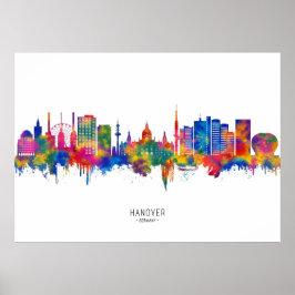 Hannover Deutschland Skyline Poster