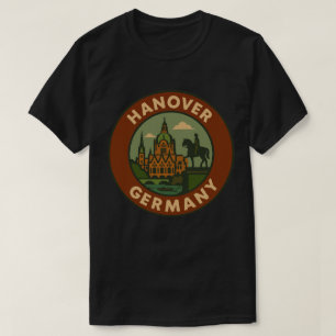 Hannover Deutschland Stadt Kunst T-Shirt