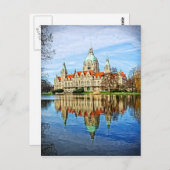 Hannover, Deutschland - Überlegungen zur Altstadt Postkarte (Vorne/Hinten)