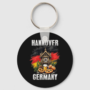 Hannover Germany Souvenir German Flag Travel Schlüsselanhänger