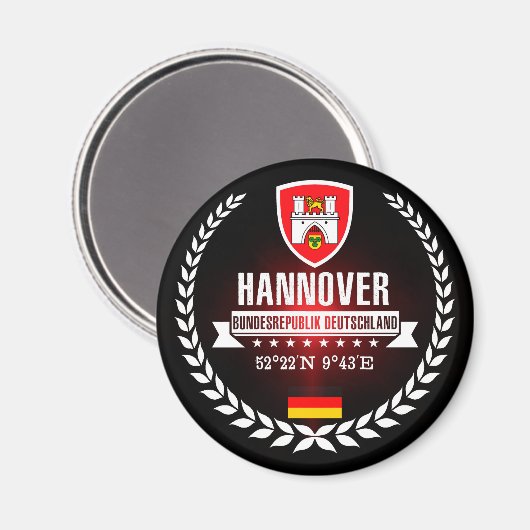 Hannover Magnet (Vorderseite/Rückseite)
