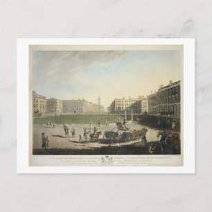 Hannover Platz, graviert von Robert Pollard (1755- Postkarte