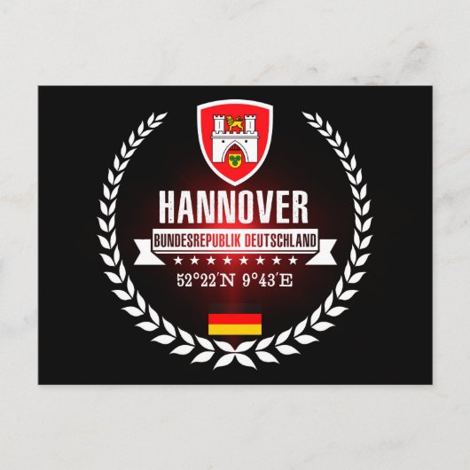 Hannover Postkarte (Vorderseite)