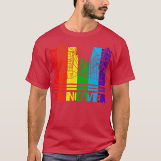 Hannover Pride Hannover LGBT-Geschenk LGBTQ-Unters T-Shirt