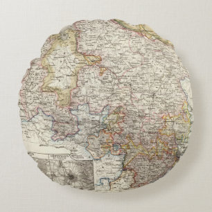 Hannover-Region von Deutschland Rundes Kissen