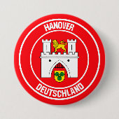 Hannover RundEmblem Button (Vorderseite)
