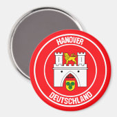 Hannover RundEmblem Magnet (Vorderseite/Rückseite)