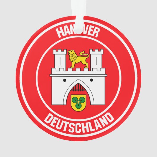 Hannover RundEmblem Ornament (Rückseite)