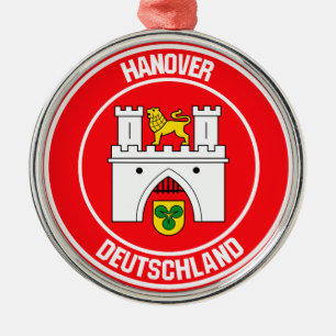 Hannover RundEmblem Ornament Aus Metall