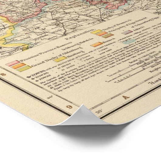 Hannover, Schleswig Holstein Poster (Ecke)