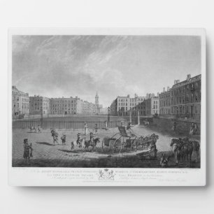 Hannover Square, von einem Set mit vier Aussichten Fotoplatte