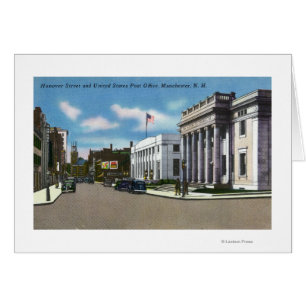 Hannover-Straßen-Ansicht der Post