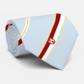 Hannover Streifen-Flagge Krawatte (Gerollt)