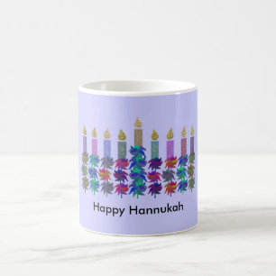 Hannukah Blume Menorah Kaffeetasse