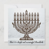 Hannukah Celebration Feiertagskarte (Vorderseite)