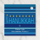 Hannukah Geschenkanhänger (Rückseite)