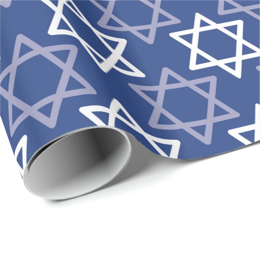 Hannukah Geschenkpapier (Rolleneckpunkt)