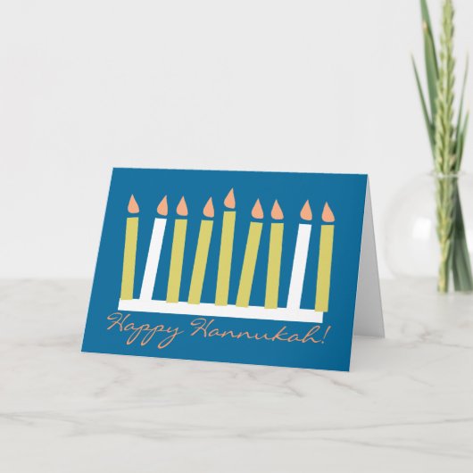 Hannukah Gruß-Karte Feiertagskarte (Vorderseite)