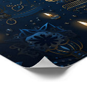 Hannukah Holiday Poster (Ecke)