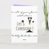 Hannukah Karte (Rückseite)