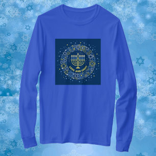 Hannukah Menorah T - Shirt