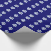 Hannukah Menorah und Star Geschenkpapier (Ecke)