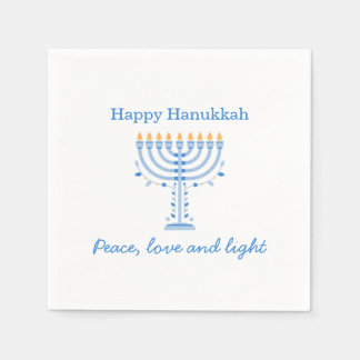 Hannukah paper napkins - Happy Hanukkah Serviette
