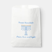Hannukah party favor bag - Happy Hanukkah Geschenktütchen (Vorderseite)