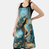 Hannukah Schöne Frau mit Menorah Schürze (InSitu)