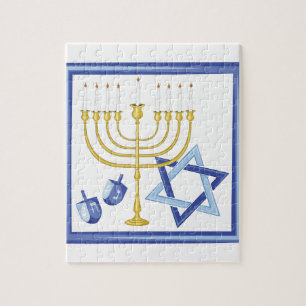 Hannukah Symbole Puzzle