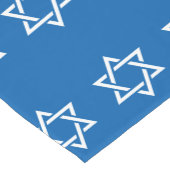 Hannukah Typografie Collage Art Kurzer Tischläufer (Ecke)