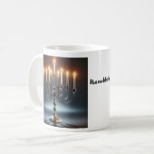 Hannukkah Kaffeetasse (Vorderseite Links)