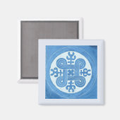 Hannunvaakuna - Altes finnisches Symbol Magnet (Vorderseite/Rückseite)