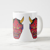 Hannya (般 若 面) Jumbo-Tasse (Vorderseite Rechts)