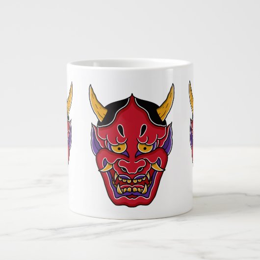 Hannya (般 若 面) Jumbo-Tasse (Vorderseite)