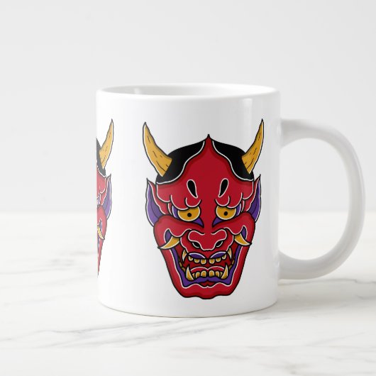 Hannya (般 若 面) Jumbo-Tasse (Rechts)