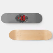Hannya Demon Design Skateboard, 7¾ Zoll Deck Skateboard (Horizontal)