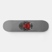 Hannya Demon Design Skateboard, 7¾ Zoll Deck Skateboard (Horizontal)