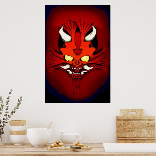 Hannya Inside 3 Poster (Küche)