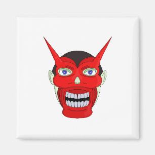 Hannya Japanese Noh Theater Magnet