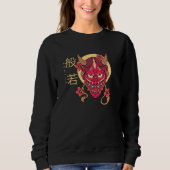 Hannya Mask Sweatshirt (Vorderseite)