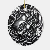 Hannya Mask Tattoo Design Keramikornament (Links)