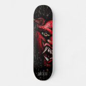 Hannya Maske Skateboard (Vorderseite)